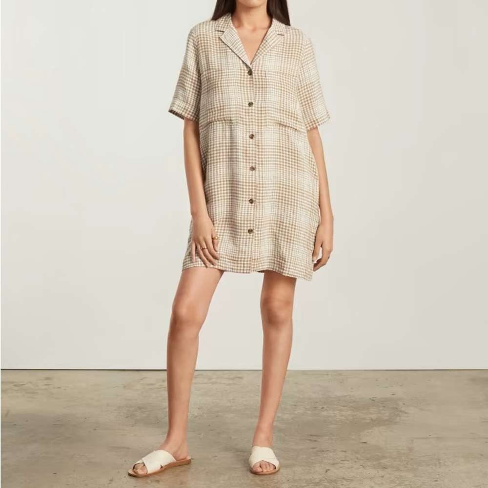 Everlane Linen Workwear Dress